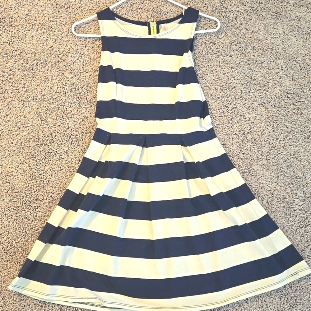 Striped Skater Dress